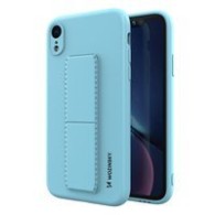Калъф
  Wozinsky Kickstand Case flexible silicone cover with a stand iPhone XR light
  blue