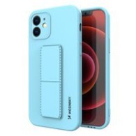 Калъф
  Wozinsky Kickstand Case flexible silicone cover with a stand iPhone XS Max
  light blue