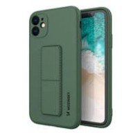 Калъф
  Wozinsky Kickstand Case flexible silicone cover with a stand iPhone 11 Pro
  dark green