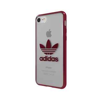 Калъф adidas Clear Case за iPhone 7/8, Burgundy