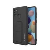 Калъф
  Wozinsky Kickstand Case flexible silicone cover with a stand Samsung Galaxy
  A21S black