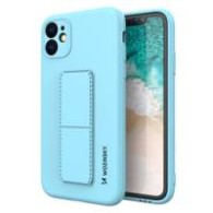 Калъф
  Wozinsky Kickstand Case flexible silicone cover with a stand Samsung Galaxy
  A32 5G light blue