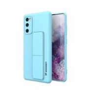 Калъф
  Wozinsky Kickstand Case flexible silicone cover with a stand Samsung Galaxy
  S20 FE 5G light blue