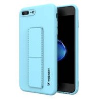 Калъф
  Wozinsky Kickstand Case flexible silicone cover with a stand iPhone 8 Plus /
  iPhone 7 Plus light blue