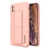 Калъф
  Wozinsky Kickstand Case flexible silicone cover with a stand iPhone XS /
  iPhone X pink