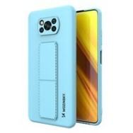 Калъф
  Wozinsky Kickstand Case flexible silicone cover with a stand Xiaomi Poco X3
  NFC / Poco X3 Pro light blue