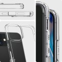 Удароустойчив силиконов кейс Spigen Ultra Hybrid за iPhone 12 mini, Crystal Clear