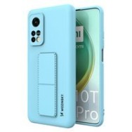 Калъф
  Wozinsky Kickstand Case flexible silicone cover with a stand Xiaomi Mi 10T
  Pro / Mi 10T light blue