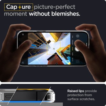 Удароустойчив силиконов кейс Spigen Ultra Hybrid за iPhone 12 Pro Max, Crystal Clear