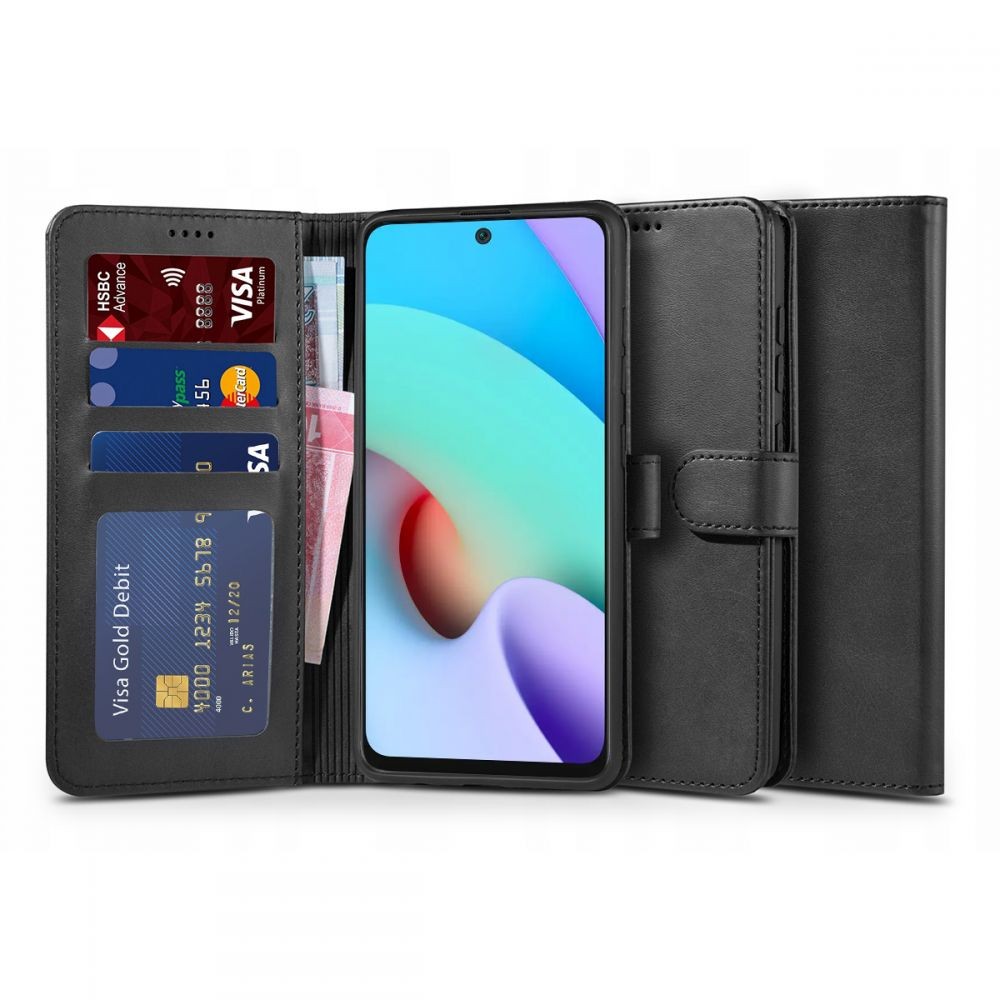 Калъф TECH-PROTECT WALLET ”2” за XIAOMI REDMI 10, Черен