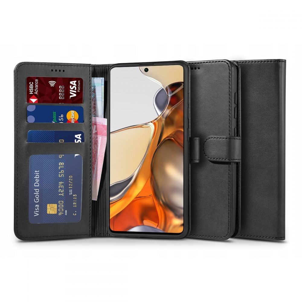 Калъф TECH-PROTECT WALLET ”2” за XIAOMI 11T 5G / 11T PRO 5G, Черен