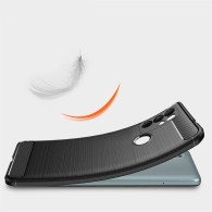 Калъф TECH-PROTECT TPUCARBON за MOTOROLA MOTO G60S, Черен