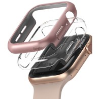 Ringke Slim 2-Pack за Apple Watch 4 / 5 / 6 / SE (40 MM) Clear & Rose Gold