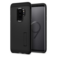 Spigen Tough Armor хибриден кейс с най-висока степен на защита Tech за Samsung Galaxy S9+ Plus, Black