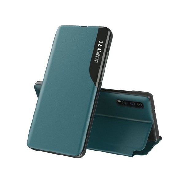 Калъф Eco Leather View Book за Samsung Galaxy A70, Зелен