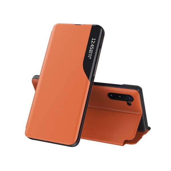 Калъф Eco Leather View Book за Samsung Note 10+ Plus, Оранжев