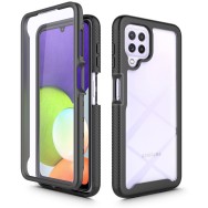 Калъф TECH-PROTECT DEFENSE360 за SAMSUNG GALAXY A22/M22 4G/LTE, Черен