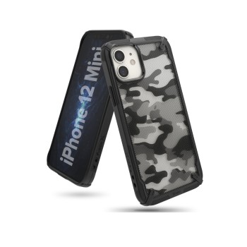 Калъф Ringke Fusion X за iPhone 12 mini, Camo Black