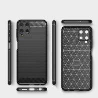 Калъф TECH-PROTECT TPUCARBON за SAMSUNG GALAXY A22/M22 4G/LTE, Черен