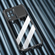 Калъф TECH-PROTECT CAMSHIELD за REALME 8/8 PRO, Черен/ Прзрачен