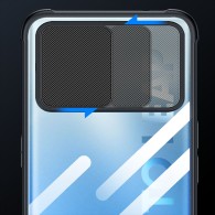 Калъф TECH-PROTECT CAMSHIELD за REALME 8/8 PRO, Черен/ Прзрачен