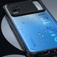 Калъф TECH-PROTECT CAMSHIELD за REALME 8/8 PRO, Черен/ Прзрачен