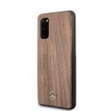 Калъф Mercedes MEHCS62VWOLB за Samsung S20  Wood Line Walnut