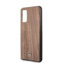 Калъф Mercedes MEHCS62VWOLB за Samsung S20  Wood Line Walnut