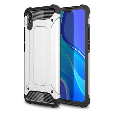 Калъф Hybrid Armor Case за Xiaomi Redmi 9A silver