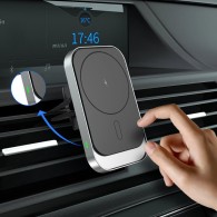 Поставка за кола с безжично зареждане TECH-PROTECT CW19 MAGNETIC MAGSAFE VENT CAR MOUNT, Черен