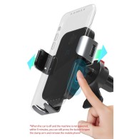 Стойка за кола с безжично зареждане TECH-PROTECT R3, Черен