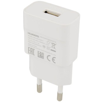 Оригинален адаптер Huawei Travel Charger 1000mA HW-050100E01, Бял