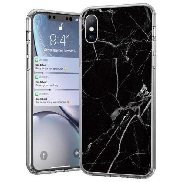 Калъф Wozinsky Marble TPU за Xiaomi Redmi 9A, black