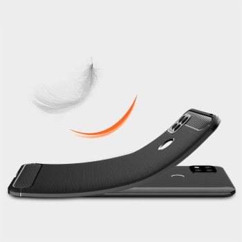 Калъф Flexible Carbon за Xiaomi Redmi 9C, black