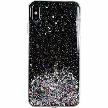 Калъф Wozinsky Star Glitter Shining за iPhone 12 Pro Max, Black