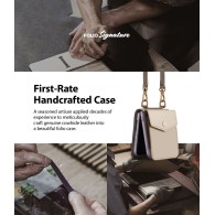 Калъф Ringke Signature Leather Gold Series за Samsung Galaxy Z Flip 3, Gold