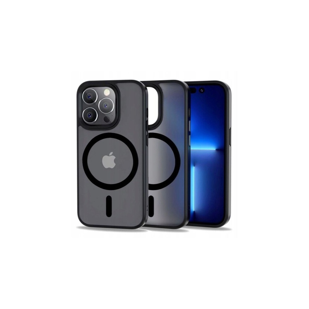 Калъф Tech-Protect Magmat Magsafe за iPhone 12 / 12 Pro, Matte black