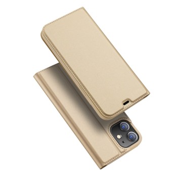 Калъф DUX DUCIS Skin Pro Bookcase type case for iPhone 12 Pro / iPhone 12 golden