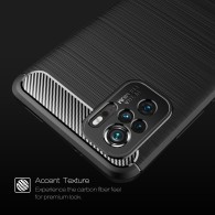 Калъф TECH-PROTECT TPUCARBON за XIAOMI REDMI NOTE 10/10S, Черен