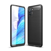Калъф TECH-PROTECT TPUCARBON за XIAOMI REDMI NOTE 10/10S, Черен