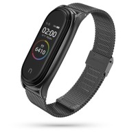 Каишка TECH-PROTECT MILANESEBAND за XIAOMI MI SMART BAND 5/6/6 NFC, Черен