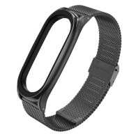 Каишка TECH-PROTECT MILANESEBAND за XIAOMI MI SMART BAND 5/6/6 NFC, Черен