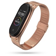 Каишка TECH-PROTECT MILANESEBAND за XIAOMI MI SMART BAND 5/6/6 NFC, Rose gold