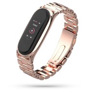 Каишка TECH-PROTECT STAINLESS за XIAOMI MI SMART BAND 5 / 6 / 6 NFC, Rose gold