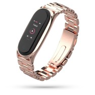 Каишка TECH-PROTECT STAINLESS за XIAOMI MI SMART BAND 5 / 6 / 6 NFC, Rose gold