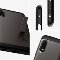 Spigen Tough Armor хибриден кейс с най-висока степен на защита Tech за Samsung Galaxy X cover Pro, Gunmetal