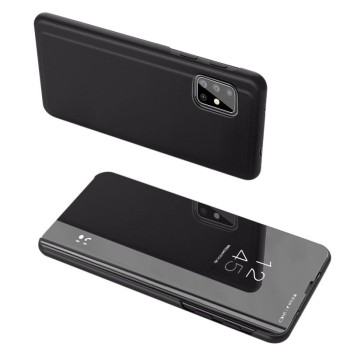 Калъф Clear View за Samsung Galaxy A71 5G / Galaxy A71 black