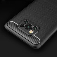 Калъф TECH-PROTECT TPUCARBON за XIAOMI POCO X3 PRO/X3 NFC, Черен