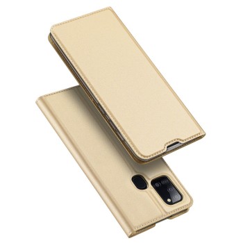 Калъф DUX DUCIS Skin Pro Bookcase type case for Samsung Galaxy A21S golden