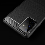 Калъф TECH-PROTECT TPUCARBON за SAMSUNG GALAXY A72, Черен